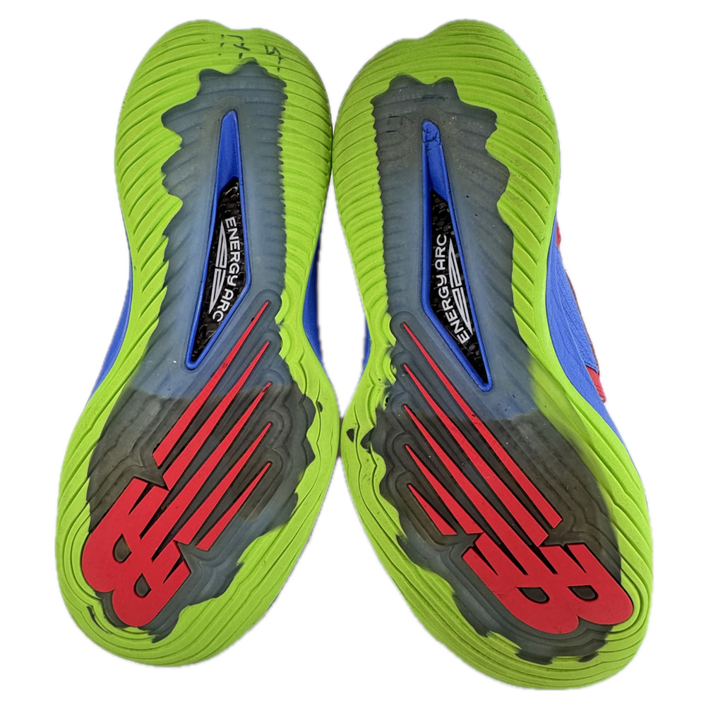 New Balance Coco CG1 DigiCoco Men 8.5 Energy Red Bright Lapis Green Lace Up Logo - Picture 7 of 13